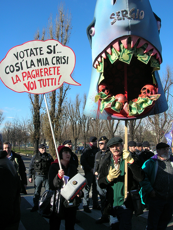 Referendum alla FIAT, Torino, gennaio 2011